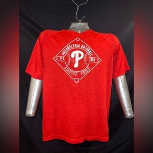 Genuine Merchandise Red Philadelphia Baseball Tee